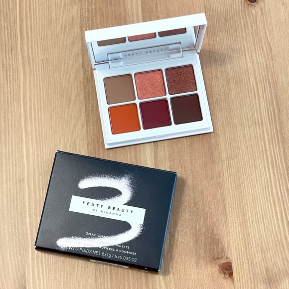Fenty Beauty Other - Fenty Beauty Snap Shadows Palette in 3 Deep Neutrals